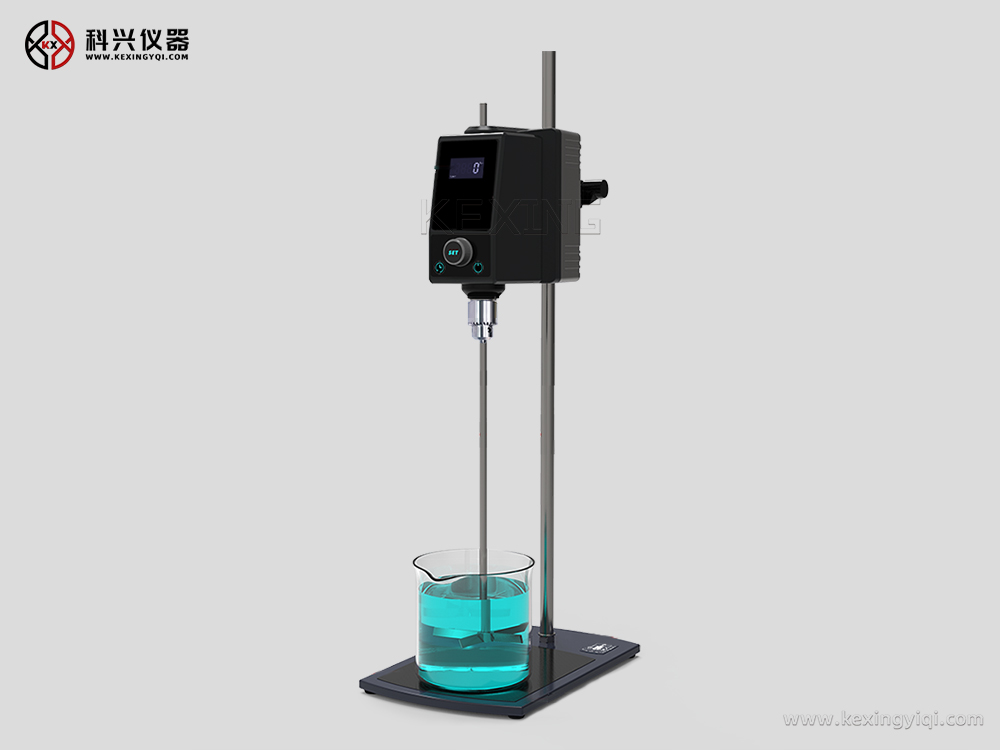 頂置式電動攪拌器單色屏側(cè)面